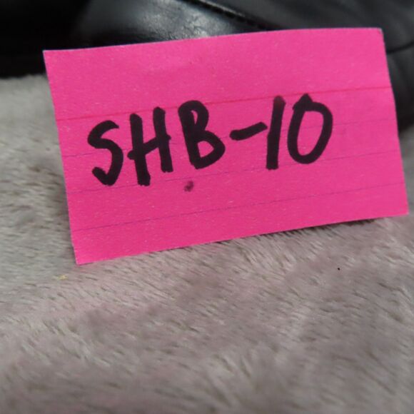 Manz Dress Shoe Mens 9 Black Leather Loafer Slip On Block Heel Made In Germany - Picture 15 of 15